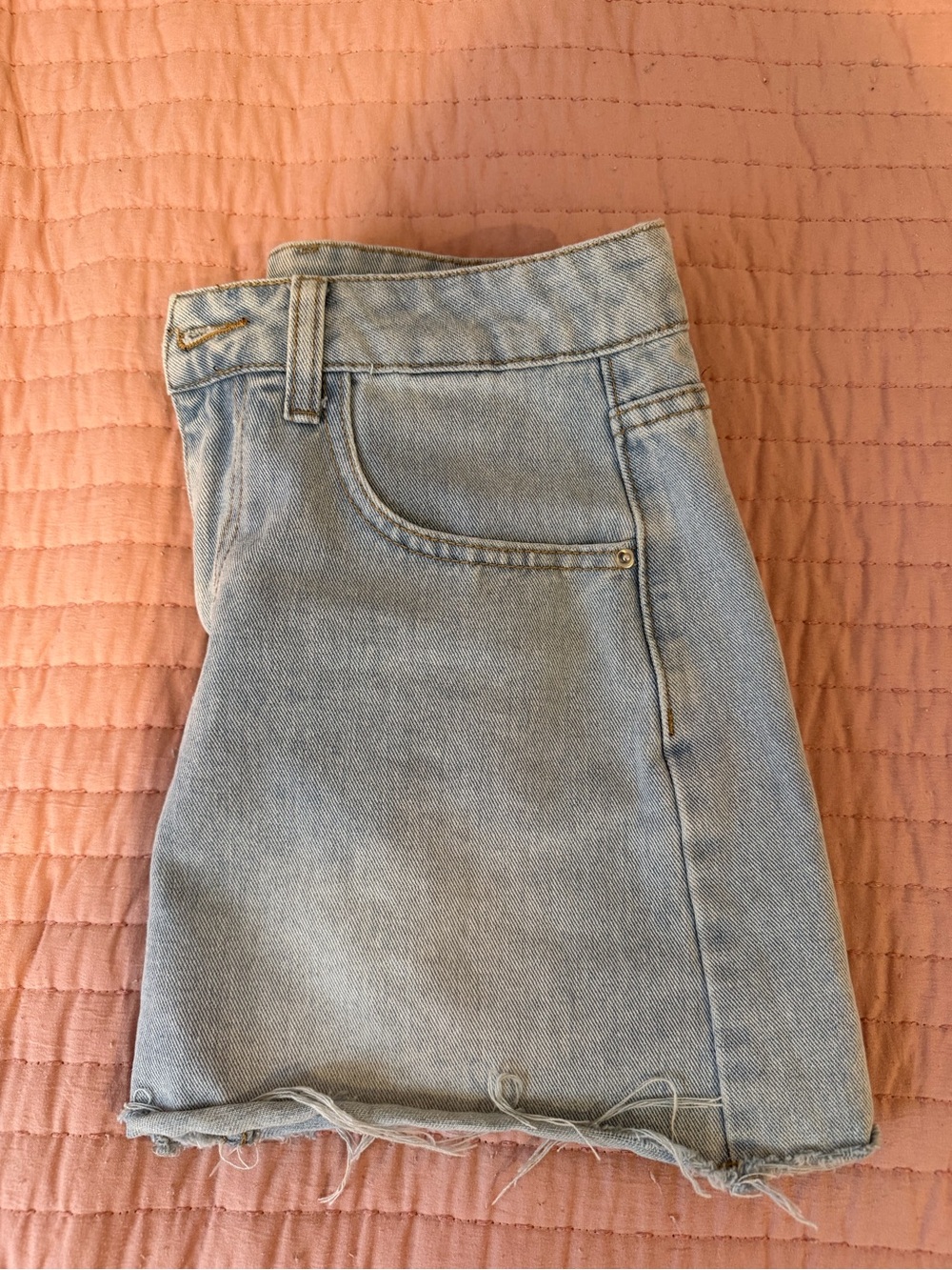 SHEIN Jean Light Blue High-Waist Denim Mini Skirt - Picture 6 of 6